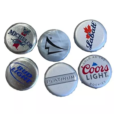 ~100 Silver BEER BOTTLE CAPS Crafts & Collectibles Coors Michelob Ultra Labatt • $12.95