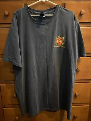 Vintage Pennsylvania State Police T Shirt Mens XL Blue Chroma Zone (k5) • $17.60