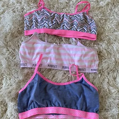£2 • Buy Girls  Bras  Short Vest Tops Age 12-13 Years USED