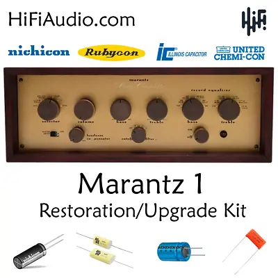 Marantz Model 1 Preamp Capacitor Restoration Recap Repair Service Rebuild Kit • $165