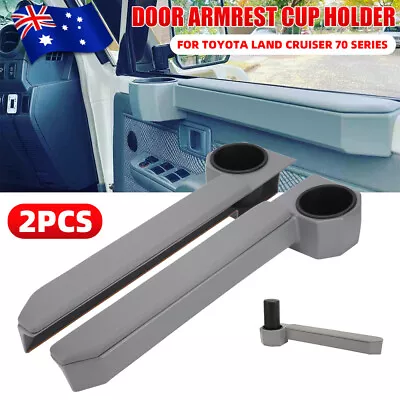 Pair Door Armrest Cup Holders For Land Cruiser 70 76 79 Hj75 Hzj75 Hdj79 Hzj79 • $70.99