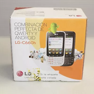 LG Optimus Pro C660h (Unefon) White Cell Phone Vintage International • $64.99