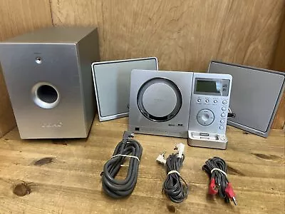 TEAC MC-DX220i DAB Micro Hifi Stereo AM/FM Radio/CD/MP3 IPod Subwoofer Speakers • £39.99