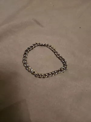 Vintage Sterling Silver 925  Chain Link Bracelet • $80.42