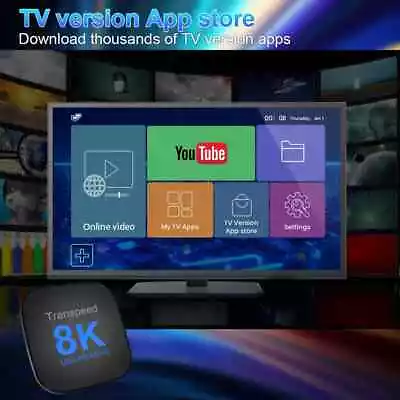 TV Box Android13 ATV Wifi TV Apps 8K 4K 3D Video Media Player Set Box Transpeed  • $31.01
