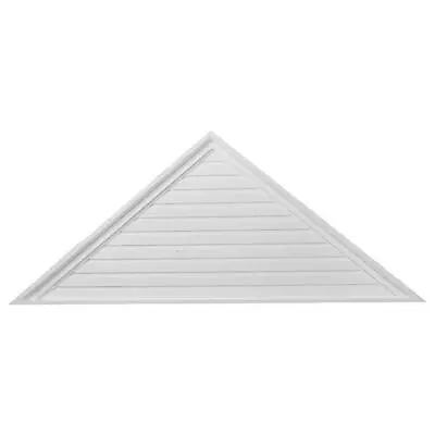 Ekena Millwork Gable Vents + Louvers 72  X 18  Triangle Primed Polyurethane • $141.30