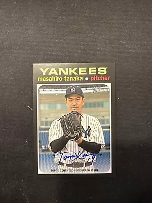 Masahiro Tanaka 2020 Topps Certified Autograph ROA-MT • $69.99