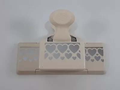 Martha Stewart HEARTBEAT Deep Edge Border Paper Punch HEARTS • $29.99