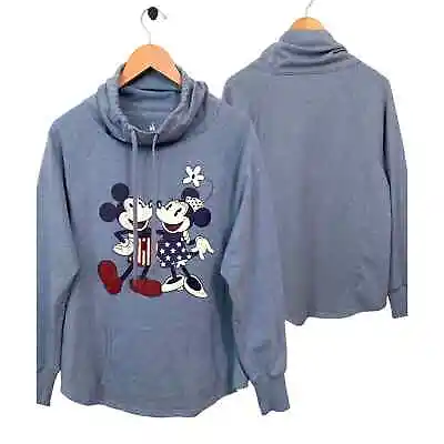 Disney Parks Authentic Large Minnie & Mickey Patriotic Sweater • $16.15