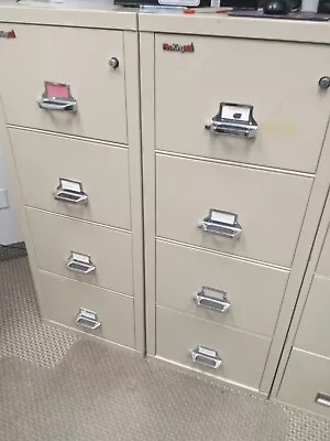 Used FireKing High Security Fire Rated File Cabinet Legal 4 Drawer 42131C W Keys • $750