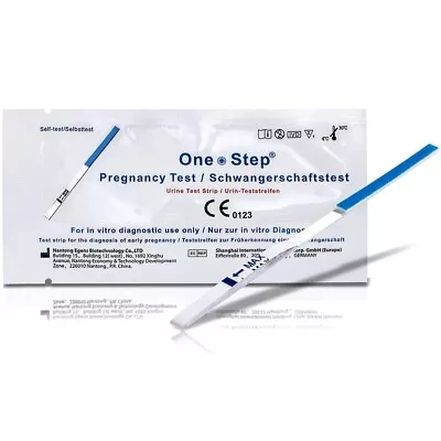 £13.99 • Buy Pregnancy Test Strips Ultra Sensitive 10mIU Home Urine Testing Kits ONE STEP