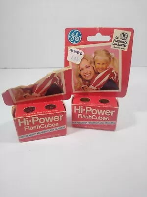 New GE HI-POWER FLASH CUBES For Polaroid Focused Flash Camera In Original Box -2 • $19.73