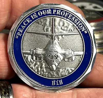 B-1B LANCER BOMBER DYESS AFB TEXAS Challenge Coin Peace Is Our Profession 1.75  • $24.95