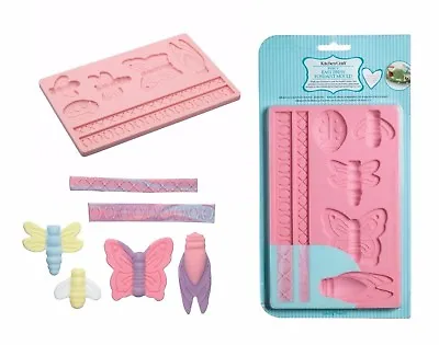 Decorating Fondant Icing Mould Butterfly Ladybird Kitchen Craft Silicone Cake • £7.95