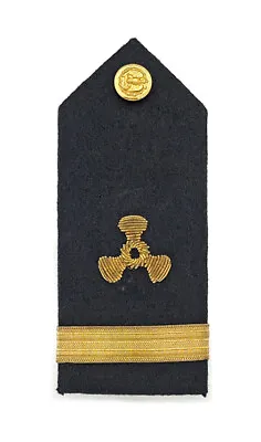 WWII US Maritime Service USMS USMM ENSIGN ENGINEER Bullion Shoulder Board WW2 • $24.99