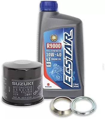 Suzuki ECSTAR Full-Synthetic 10W40 Oil Change Kit 4 Quarts 990A0-01E40-4KT • $67.95
