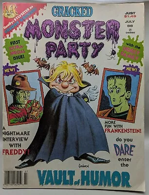 Cracked Magazine Monster Party #1 July 1988  • $1