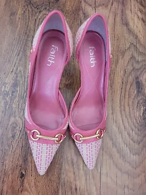 Faith Pink Heels 6 • £3