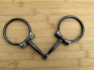 Silver Mounted Sweet Iron Western Dee Snaffle Bit ~ 5  • $45