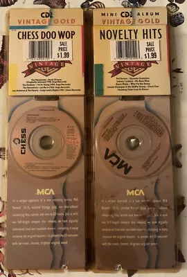 2 CD3s NOVELTY HITS Vintage Gold RARE 3 INCH CD Single And Chess Do Wop CD3 • $39.99