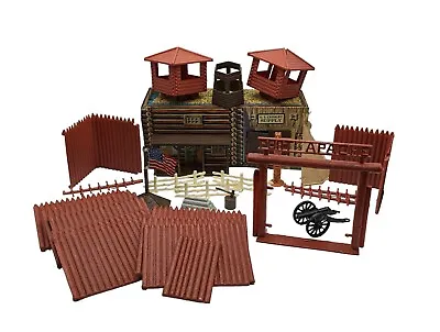 Marx Fort Apache Playset Pieces & Cavalry Supply Tin Building Lot • $87.99