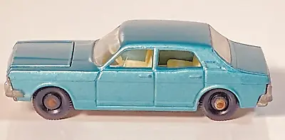 Vintage Lesney Matchbox Series No. 53 Ford Zodiac Mk IV Toy Car Blue - Loose • $11.99