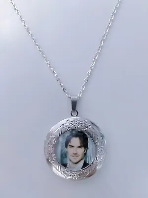 The Vampire Diaries Locket Necklace Damon Ian Somerhalder  • £7.25