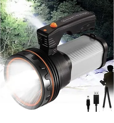 Rechargeable Spotlight Flashlight - Flashlights High Lumen 9000 IPX45 Waterproo • $19.99