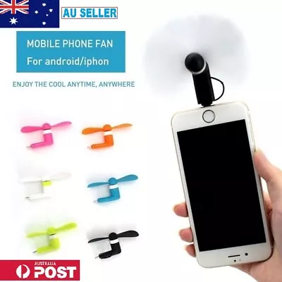$8.99 • Buy Portable Mini USB Fan Cooling Cooler Flexible Detachable For Smartphones Laptop