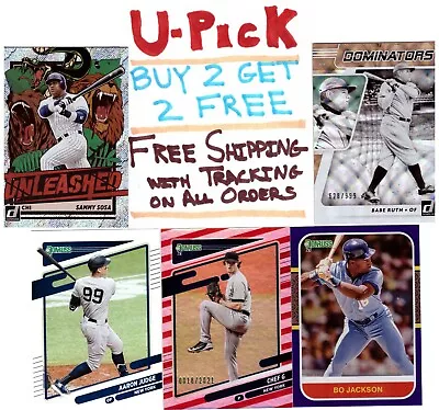 2021 Panini Donruss Retro Insert Base Parallels 171+ Ships FREE Buy 2 Get 2 FREE • $1.99