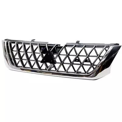 For Mitsubishi L200 Strada Pickup 2001-2005 Front Grille Chrome Cover W/O Logo • $178.18