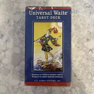 Universal Waite Tarot New Sealed Mary Hanson-Roberts 2004 • $19.99