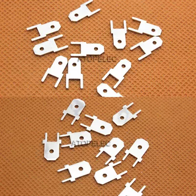 $2.34 • Buy 20pcs 4.8/6.3mm Male Spade Terminal Connector PCB Solder Mount 0.8mm Thickness