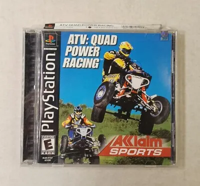 ATV: Quad Power Racing Playstion 1 Ps1 Psx Video Game • $11.99