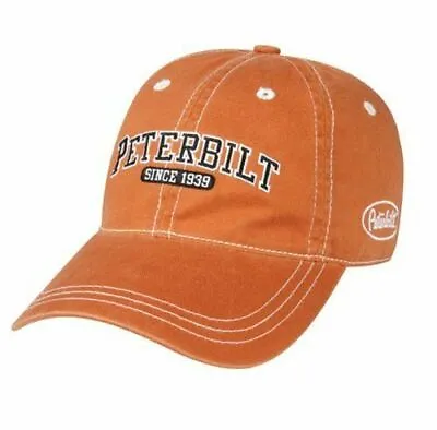 Peterbilt Trucks Motors  Since 1939  Unstructured Burnt Orange Cap/Hat • $24.95