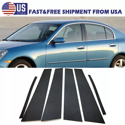 Window Pillar Posts Door Trim Molding Cover For Infiniti G35 G37 Sedan 2002-2013 • $15.98