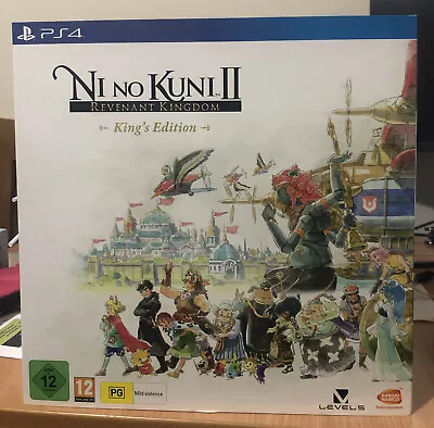 Ni No Kuni II 2 Revenant Kingdom King's Edition Limited Collectors PS4 PAL • $195