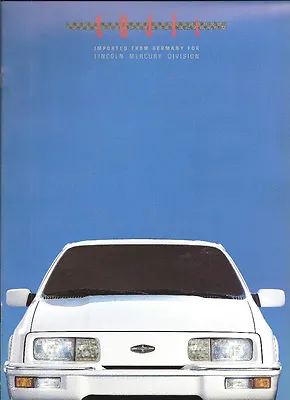 1988 Merkur Xr4ti Scca Trans Am Car Showroom Brochure  Nos   • $3