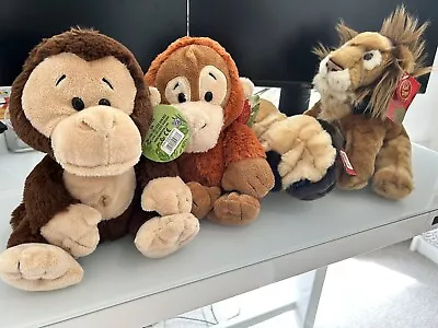 Keel Toys Lion Monkey And Dog • £40