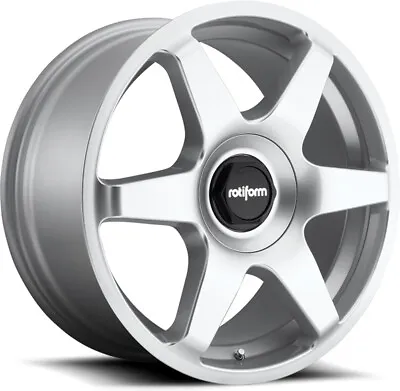 Alloy Wheels 18  Rotiform SIX Silver For VW Golf R32 [Mk4] 02-04 • $1565.38