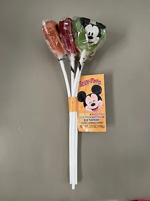Disney Park Candy Mickey  Lollipops 5pc Lemon Mango Peach Tangerine... • $18