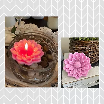 Floating Flower Unscented Handpoured Candle • $7