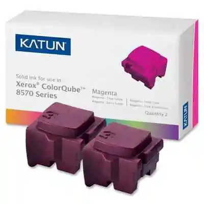 KATUN Compatible Magenta Xerox 8570 / 8580  ColorQube (2 Sticks) 108R00932 • £40.49