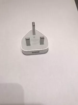 Apple 5W 3Pin Wall Plug Main UBS IPhone IPad Power Adapter Fast Charging • £10