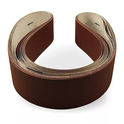 2 X 48 Inch 80 Grit Flexible Aluminum Oxide Multipurpose Sanding Belts 6 Pack • $20.29