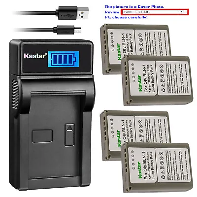 $17.99 • Buy Kastar Battery LCD USB Charger For Olympus BLN-1 BLN1 & Olympus PEN-F Camera