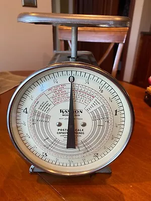 Vintage Hanson Postal Scale Model 1509 Capacity - 5 Pounds - October 1953 • $11.99