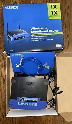 OPEN BOX Linksys WRT54G V8 4-Port 10/100 WiFi Router 2.4GHz 54Mbps • $11.99