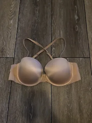 Victoria Secret Women's Bra Size: 34C BioFit Multi-Way Converts 7 Ways Tan Nude • $14.99