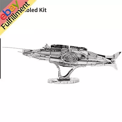 1:100 3D Metal Kits Nautilus Nuclear Submarine Model Unassembled Kit DIY Model • $27.75